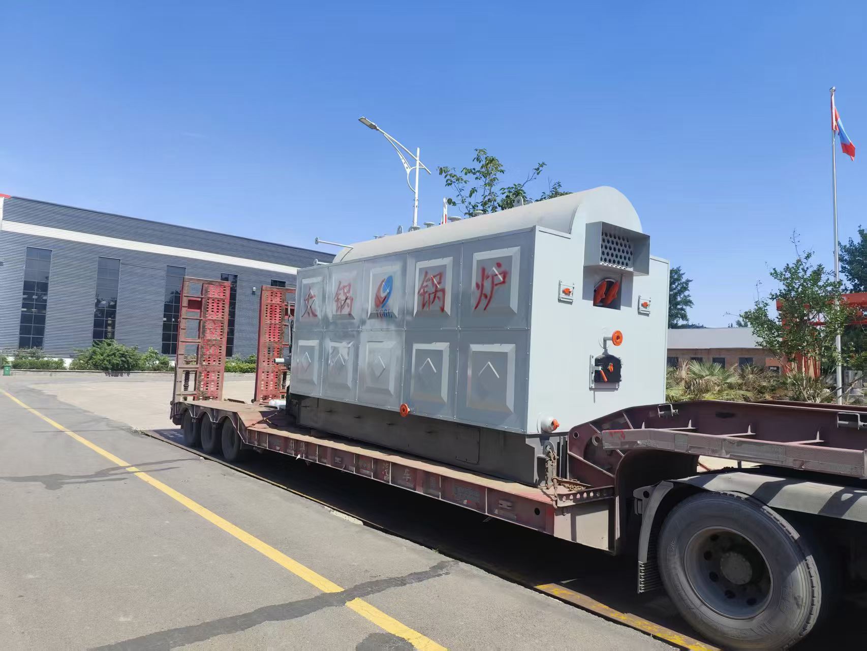 6-Ton Biomass-Fired Chain Grate Steam Boiler Shipped to Benin