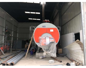 Wine factory 4 tons WNS condensing gas steam boiler project